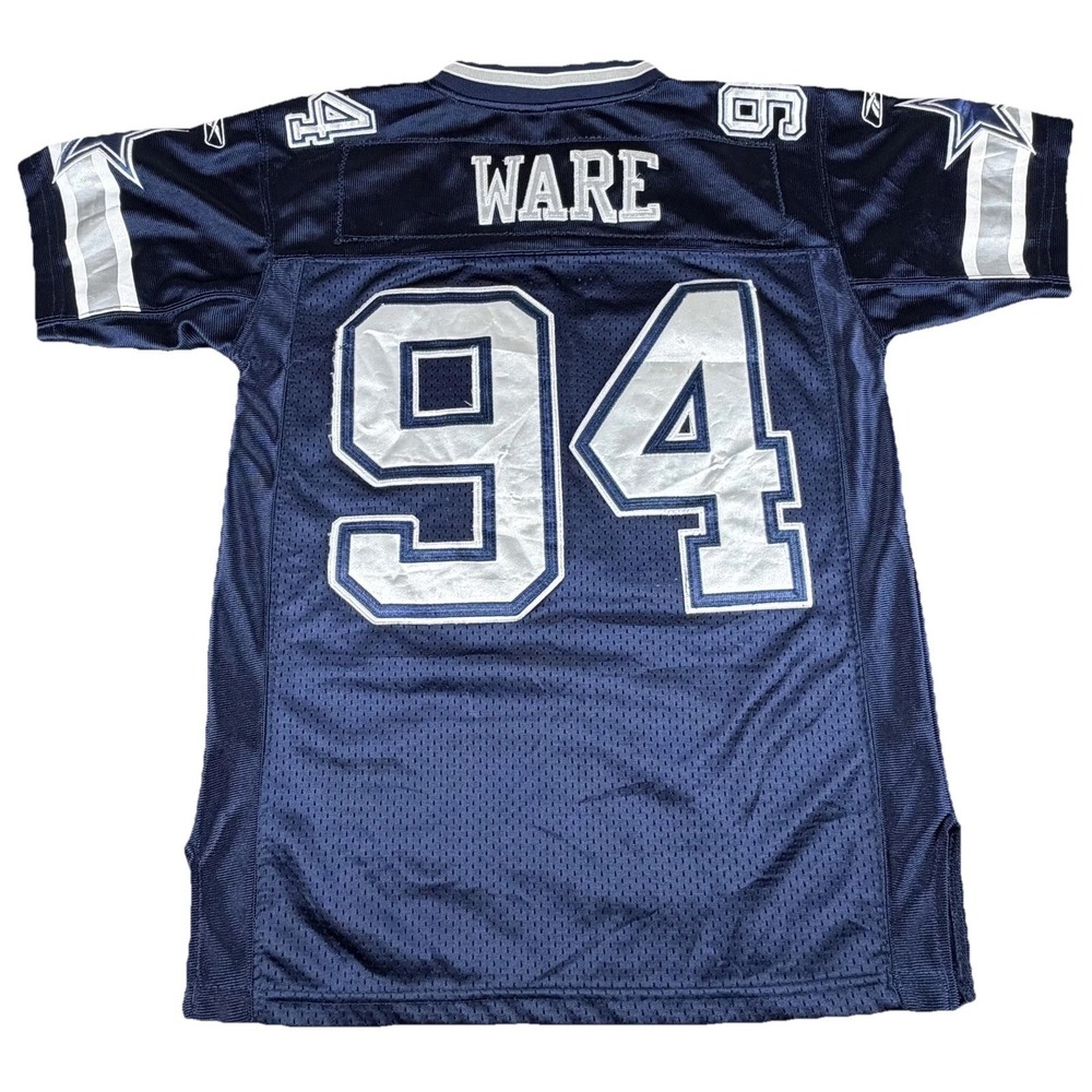 Dallas Cowboys Jersey Boys Medium Blue NFL Football Reebok Ware 94 50th - Picture 2 of 10